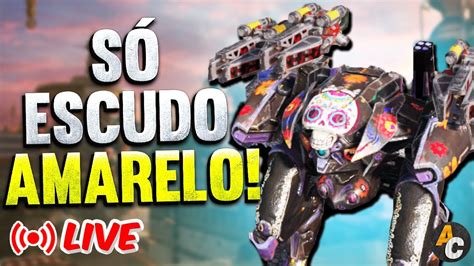 War Robots Brasil LIVE ESPECIAL JOGANDO SÓ ROBÔS DE ESCUDO