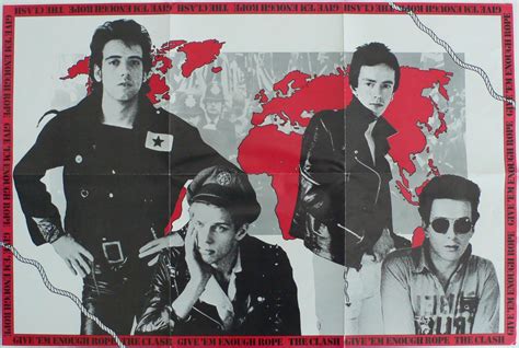 The Clash – UK “Give Em Enough Rope” Promo Poster