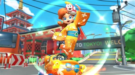 Mario Kart Tour Driver Showcase Daisy Yukata Youtube