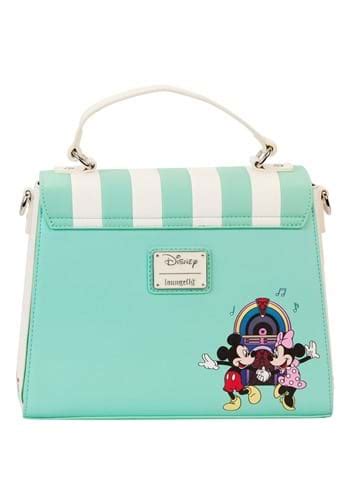 Loungefly Mickey And Minnie Date Night Diner Crossbody Purse Loungefly