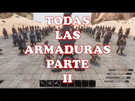 TODAS LAS ARMADURAS CONAN EXILES 3 0 2022 ARMADURAS LIGERAS PARTE 2