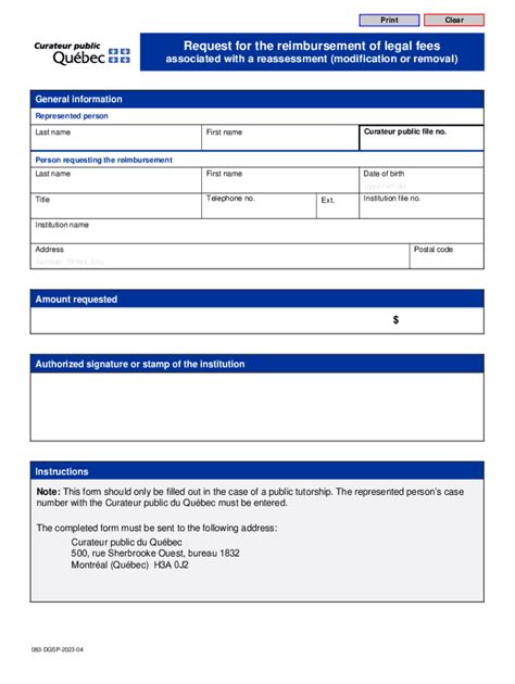 Fillable Online Request For The Reimbursement Of Legal Fees Associated