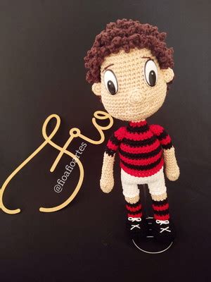 Boneco Mascote Do Flamengo Amigurumi Compre Produtos Personalizados