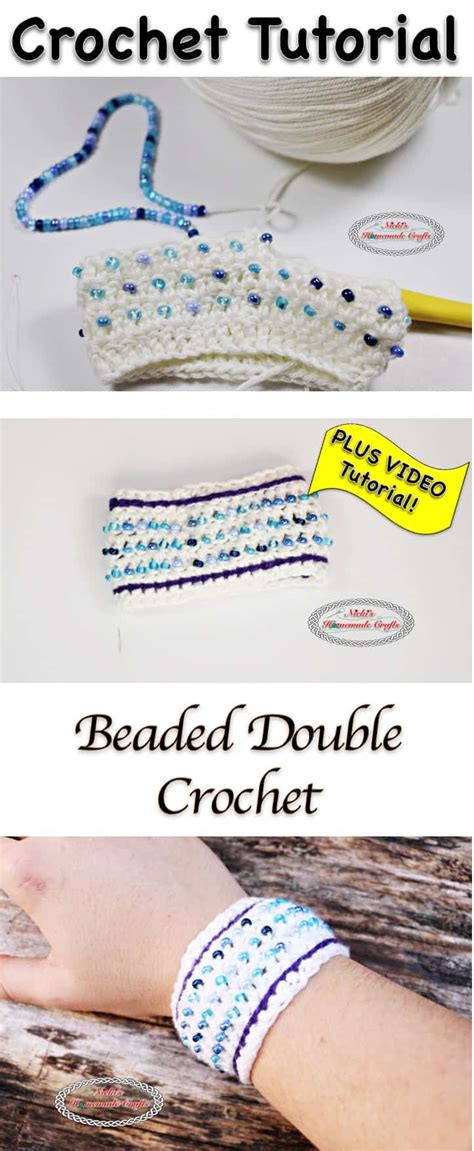 How To Crochet With Beads - Free Tutorial - Nicki's Homemade Crafts