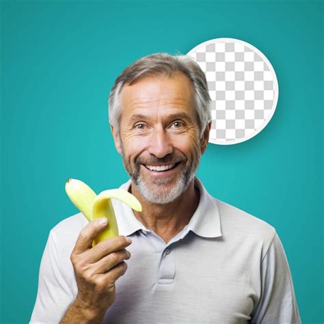 Premium Psd Middle Aged Man Over Isolated White Background Holding A