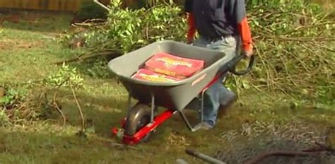 True Temper Poly Wheelbarrow with Total Control Handles - Today's Homeowner