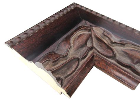 Brown Ornate Picture Frame Moulding In Lengths T M Framing