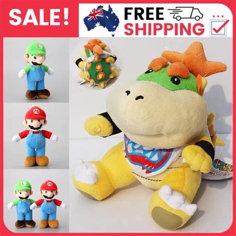 Super Mario Bros Bowser Jr Koopa Stuffed Plush Doll Soft Toys Gift For