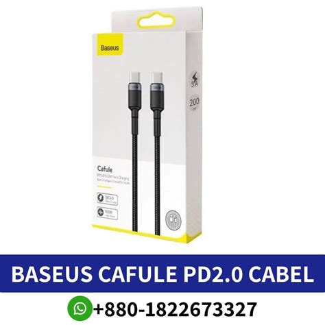 BASEUS Cafule PD2 0 100W Flash Charging Type C Buy In BD