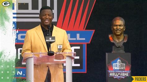 Full Speech LeRoy Butler Credits Packers At Pro Football Hall Of Fame