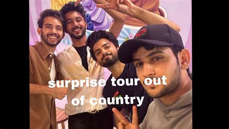 Maaz Safder Surprise Tour Out Of Country Maaz Safder World