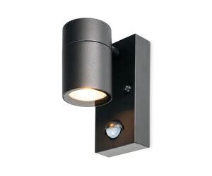 Mason LED Wandlamp Met Beweging En Schemersensor Zwart Excl GU10