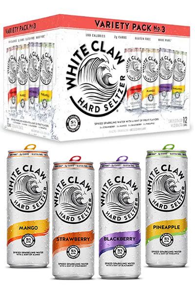 White Claw Variety Pack No3 12 Pack Checkers Discount Liquors Wines