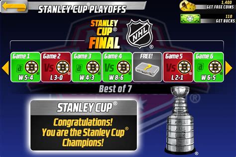 Big Win NHL Hockey (Android) reviews at Android Quality Index