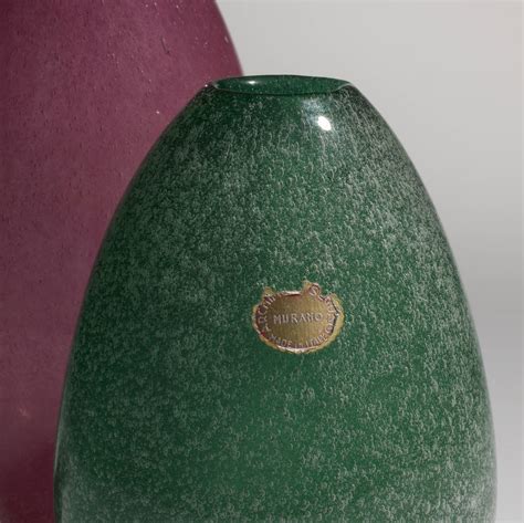 archimede seguso bollicine vases set   circa  mutualart