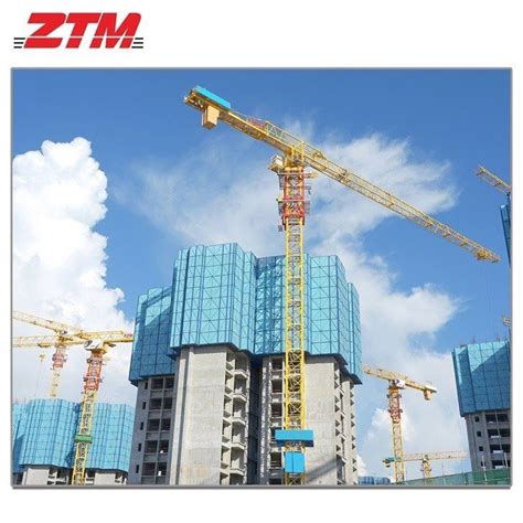 Ztt Flattop Tower Crane T Capacity M Jib Length Hoisting Equipment