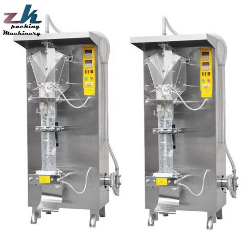 Liquid And Paste Plastic Pouch Filler Pure Water Sachet Machinery