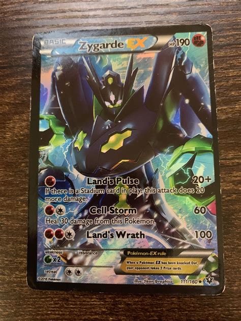 Pokemon Zygarde Card Ex