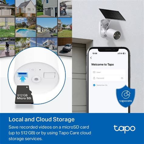 Tapo C Kit Smart Wire Free Security Camera And Solar Panel Tp