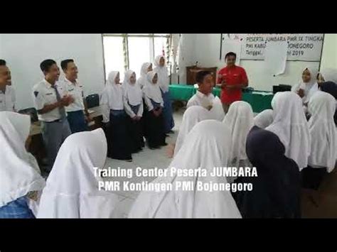 Training Center Peserta JUMBARA PMR Kontingen PMI Bojonegoro YouTube