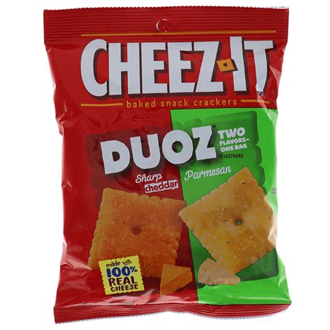 Cheez-It Duoz 2 Flavor 1 Bag - Sharp Cheddar & Parmesan Cookie ...