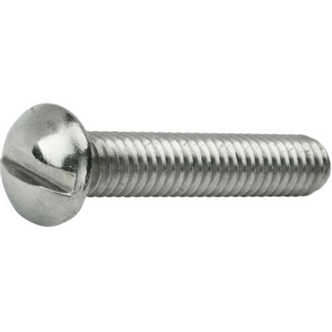 6 32 X 1 4 Slotted Round Head Machine Screws Stainless Steel 18 8 Qty 100 Business And Industrial