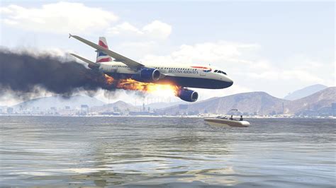 Plane Makes Emergency Landing On Water Gta Youtube