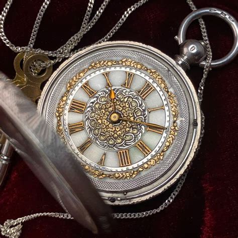 C Mathey Fancy Silver Dial Pocket Watch No Reserve Catawiki