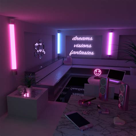 Neon Bedroom, Room Ideas Bedroom, Bedroom Decor, Girls Bedroom, Dream ...