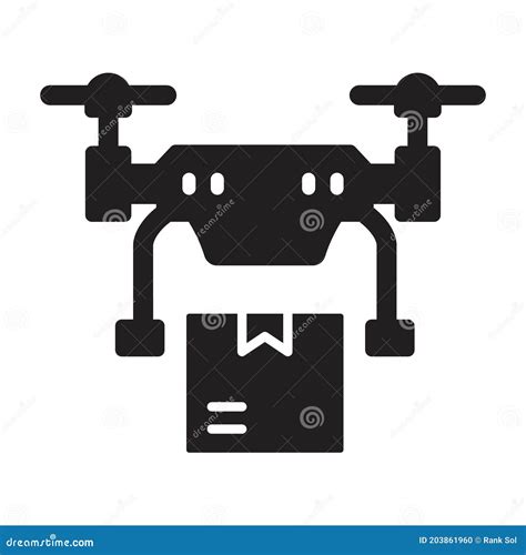 Drone Logistics Copter Logistics Shipping Fully Editable Vector Icon