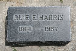 Ruie Emeline McCarley Harris 1868 1957 Homenaje De Find A Grave