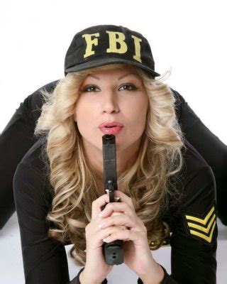 Sexy Busty Blonde Cop Stripping Naked With A Gun Porn Pictures XXX Photos Sex Images