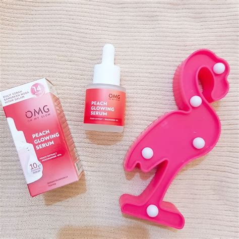 Jual Omg Oh My Glow Peach Glowing Serum Shopee Indonesia