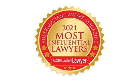 Most Influential Lawyers 2021 Australasian Lawyer