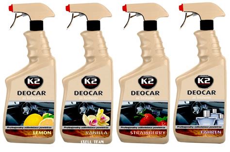 K2 DEOCAR 4 zapachy ODŚWIEŻACZ POWIETRZA 700ML 428 428ALI za 21 88 zł z