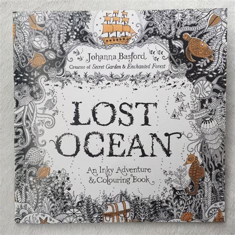 English Children Secret Garden Lost Ocean Treasure Hunt Coloring ...