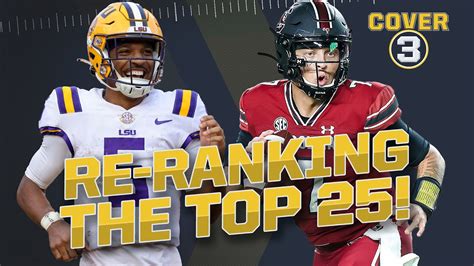 New College Football AP Top 25 Rankings: Will South Carolina break in? How high will LSU climb ...