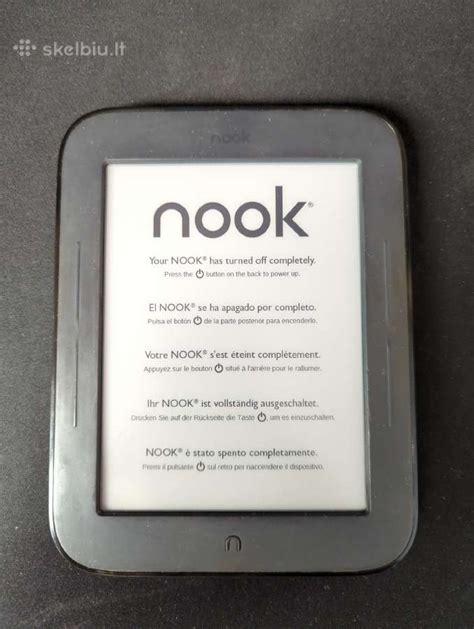 Barnes Noble Bnrv Nook Simple Touch Ebook Rea Skelbiu Lt