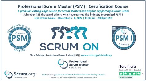 Professional Scrum Master Scrum Org