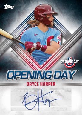 Topps Opening Day Baseball Checklist Info Boxes Reviews