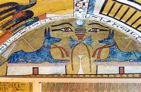 Detalle De La Tumba De Sennedjem En Deir El Medina Egipto Las Tumbas