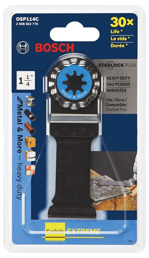 Bosch Osp Cc Piece In Starlockplus Oscillating Multi Tool Metal