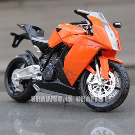 1:12 DIECAST METAL MODEL TOYS KTM RC8 MOTORCYCLE SPORT BIKE REPLICA-in Diecasts & Toy Vehicles ...