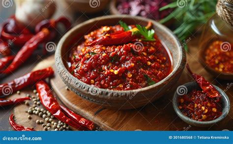 Gochujang Korean Red Chili Paste Stock Photo Image Of Umami