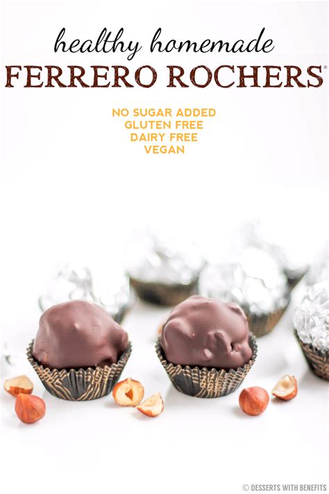 Healthy Homemade Ferrero Rocher | Dairy Free, Vegan, High Protein