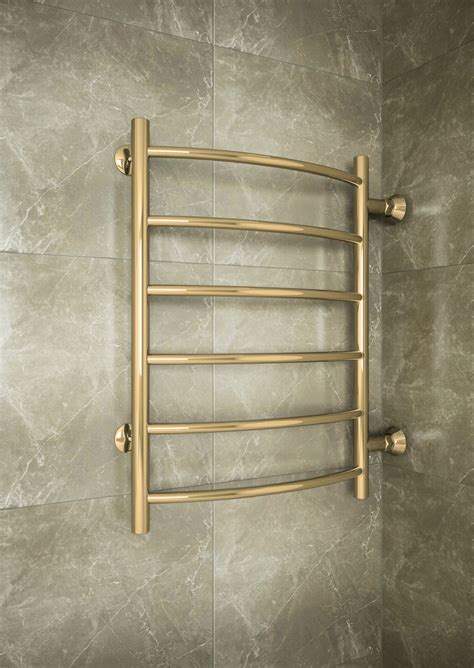 Classic Bronze - бронзовый полотенцесушитель с боковым подключением ...