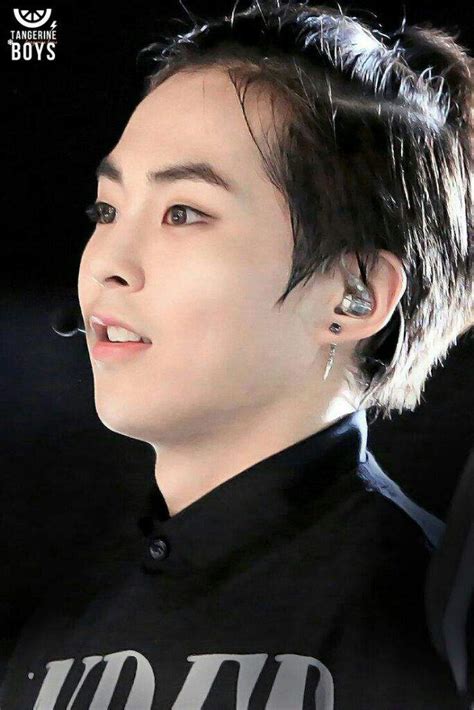 Xiumin In A Man Bun K Pop Amino