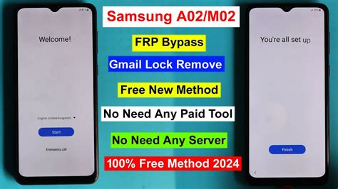 Finally New Method Samsung A02 M02 FRP Bypass Unlock 2024 Android 13