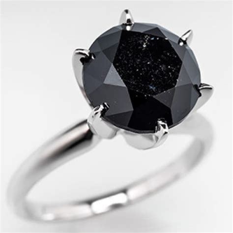 EraGem Blog: Black Diamond Engagement Rings