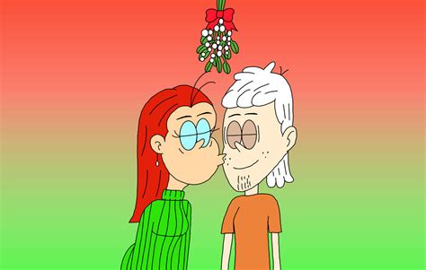 A Kiss Under The Mistletoe By Niteowl18 On Deviantart